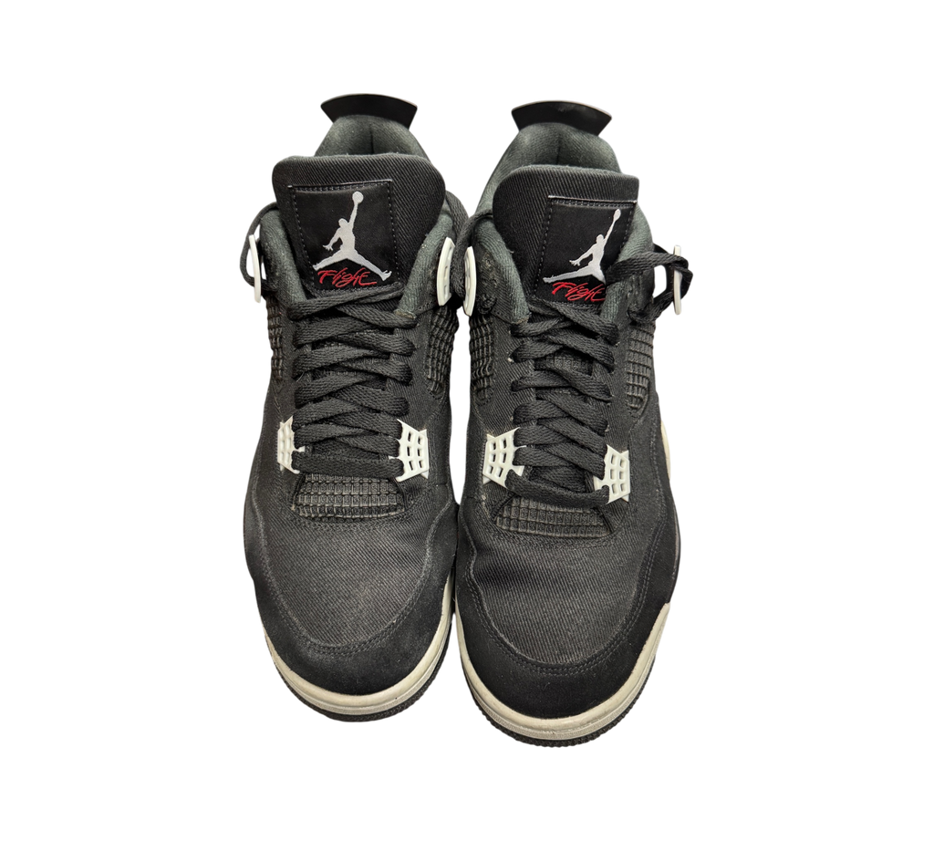 *USED* Jordan 4 "Black Canvas" DH7138-006