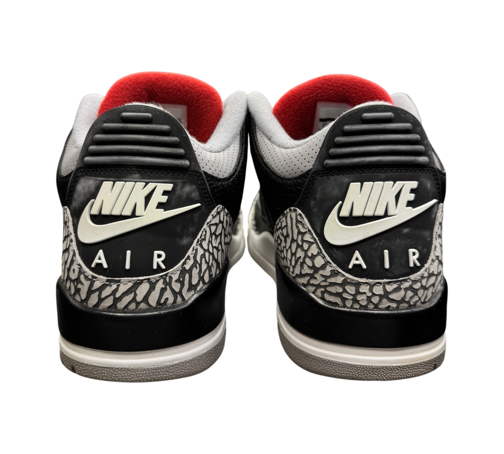 *USED* Jordan 3 "2018 Black Cement" 854262-001