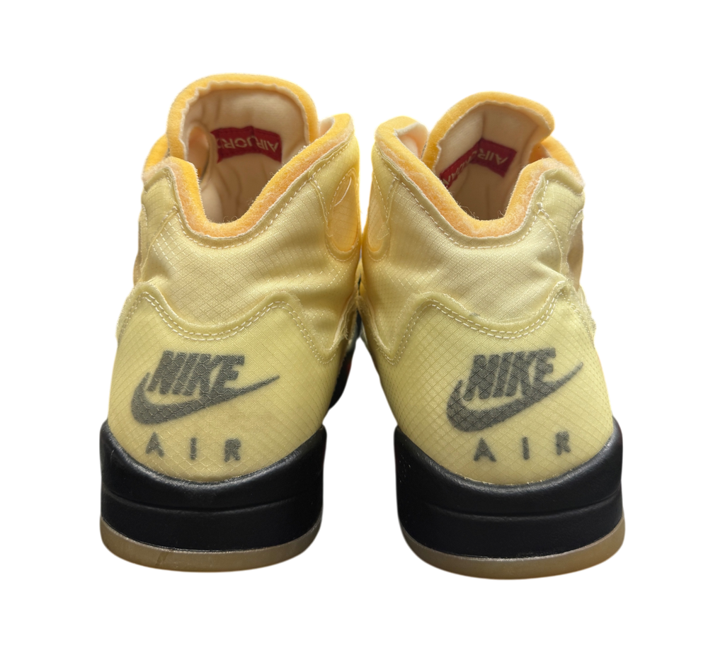 *USED* Off-White Jordan 5 "Sail" DH8565-100