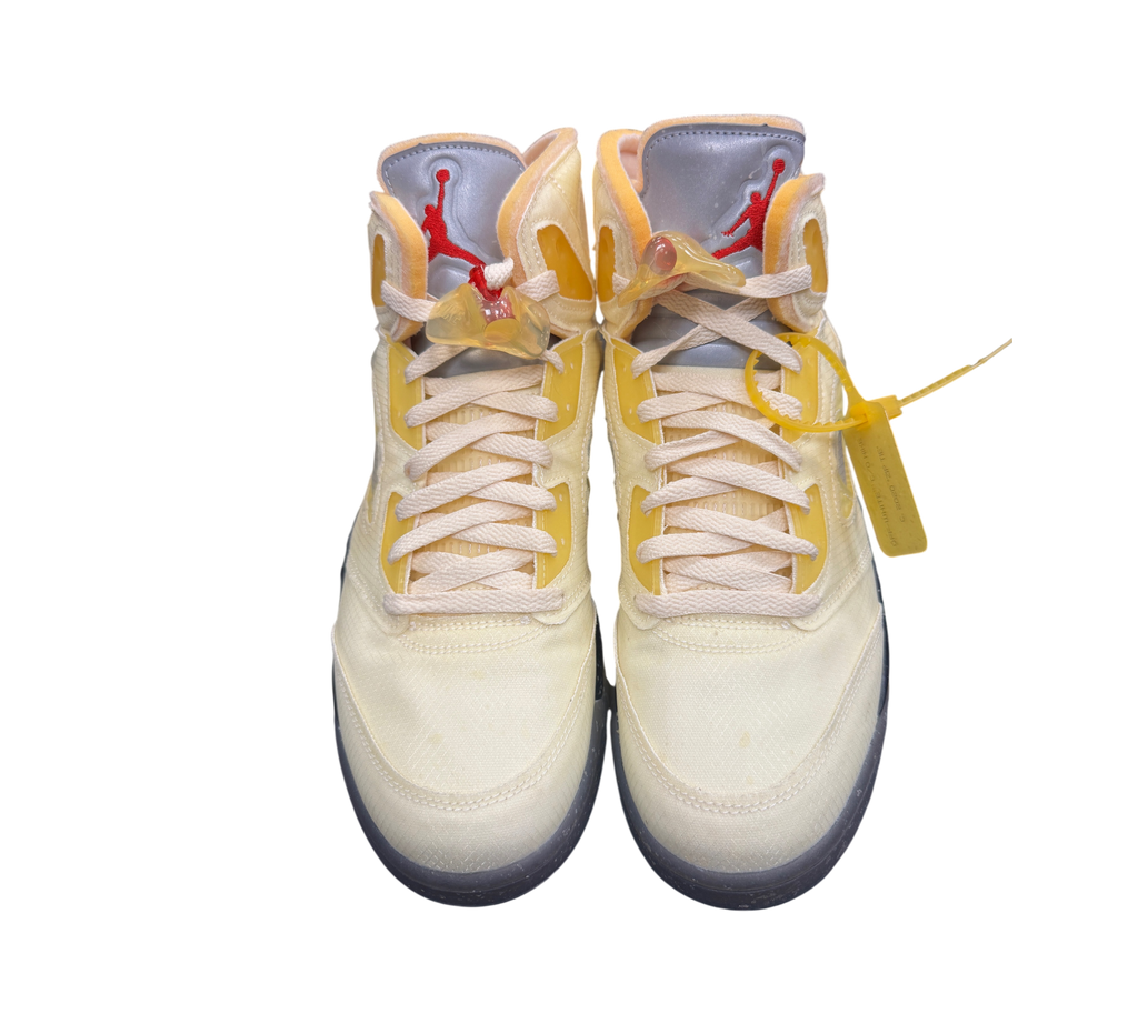*USED* Off-White Jordan 5 "Sail" DH8565-100