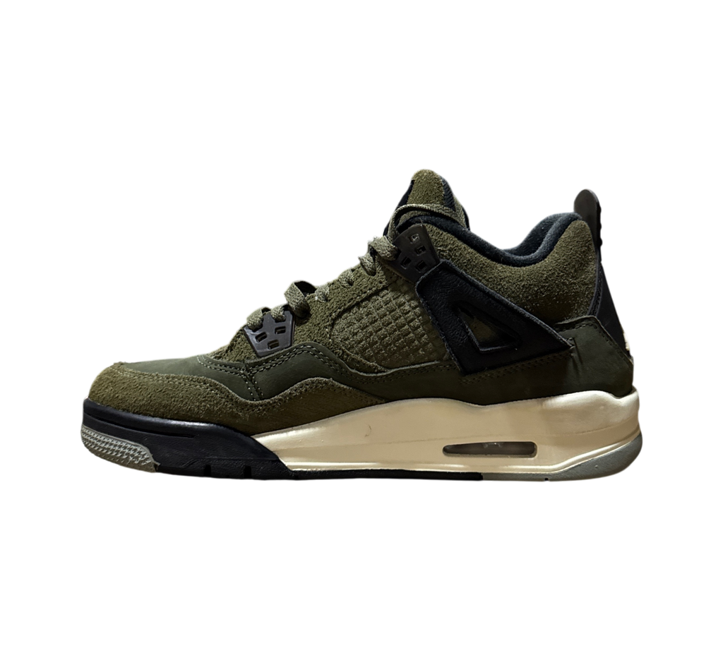 *USED* Jordan 4 GS "Craft Olive" FB9928-200