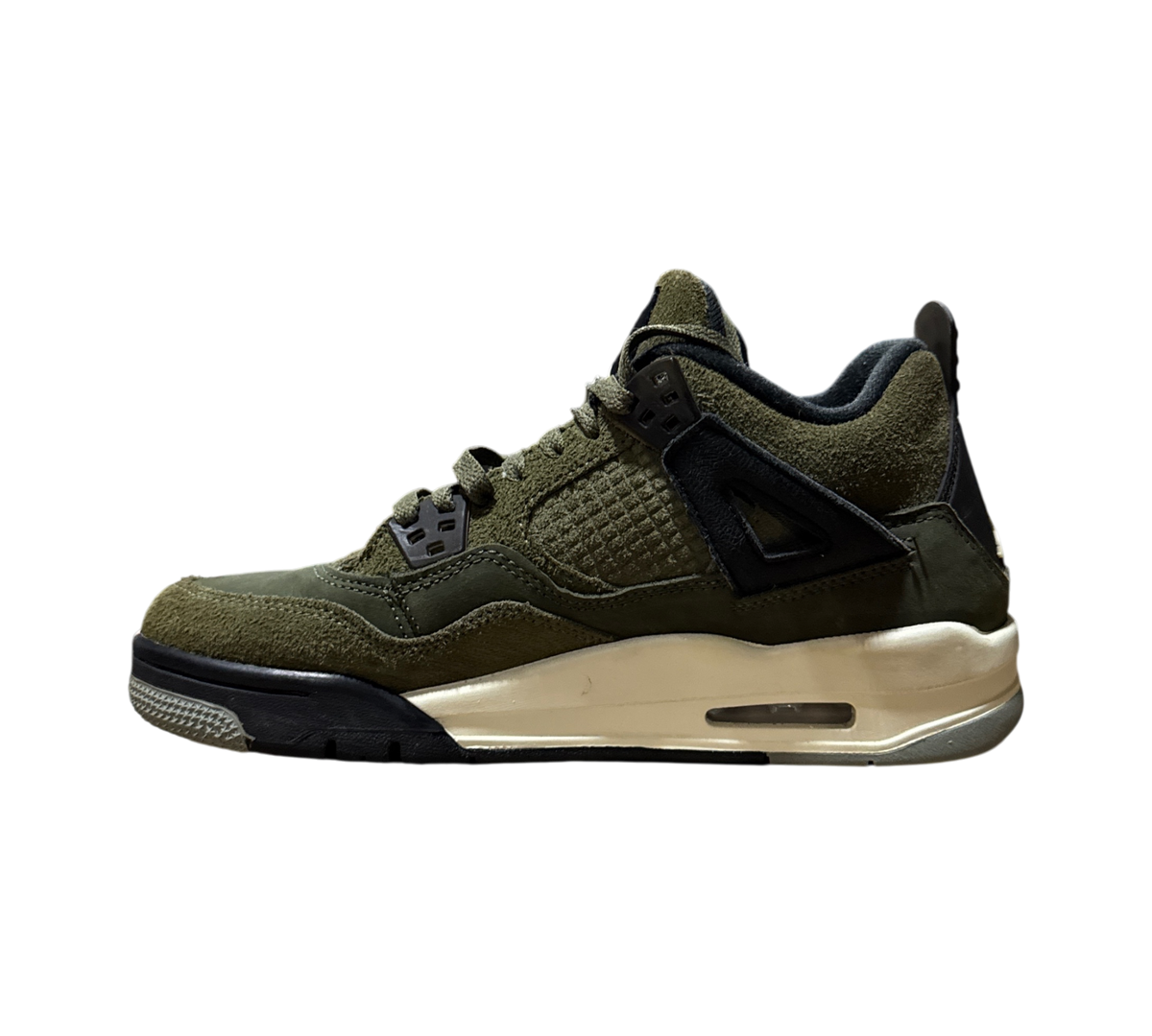 *USED* Jordan 4 GS "Craft Olive" FB9928-200