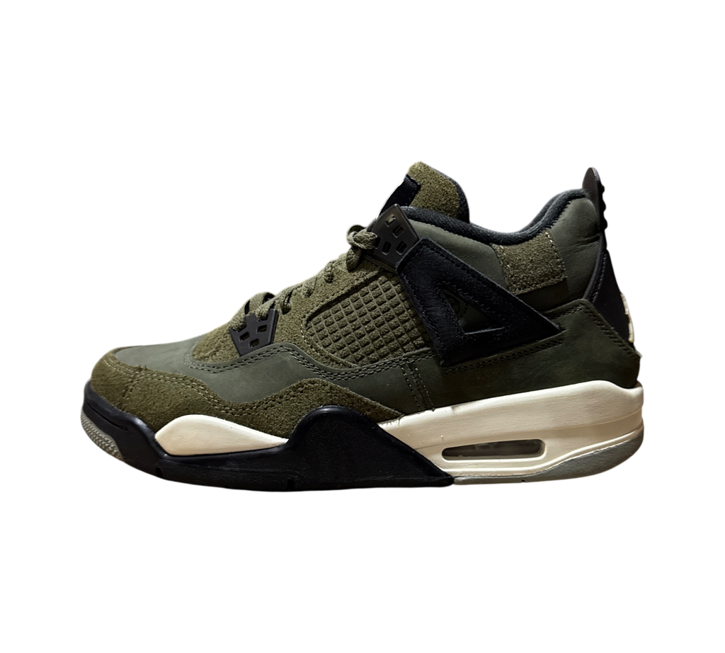 *USED* Jordan 4 GS "Craft Olive" FB9928-200