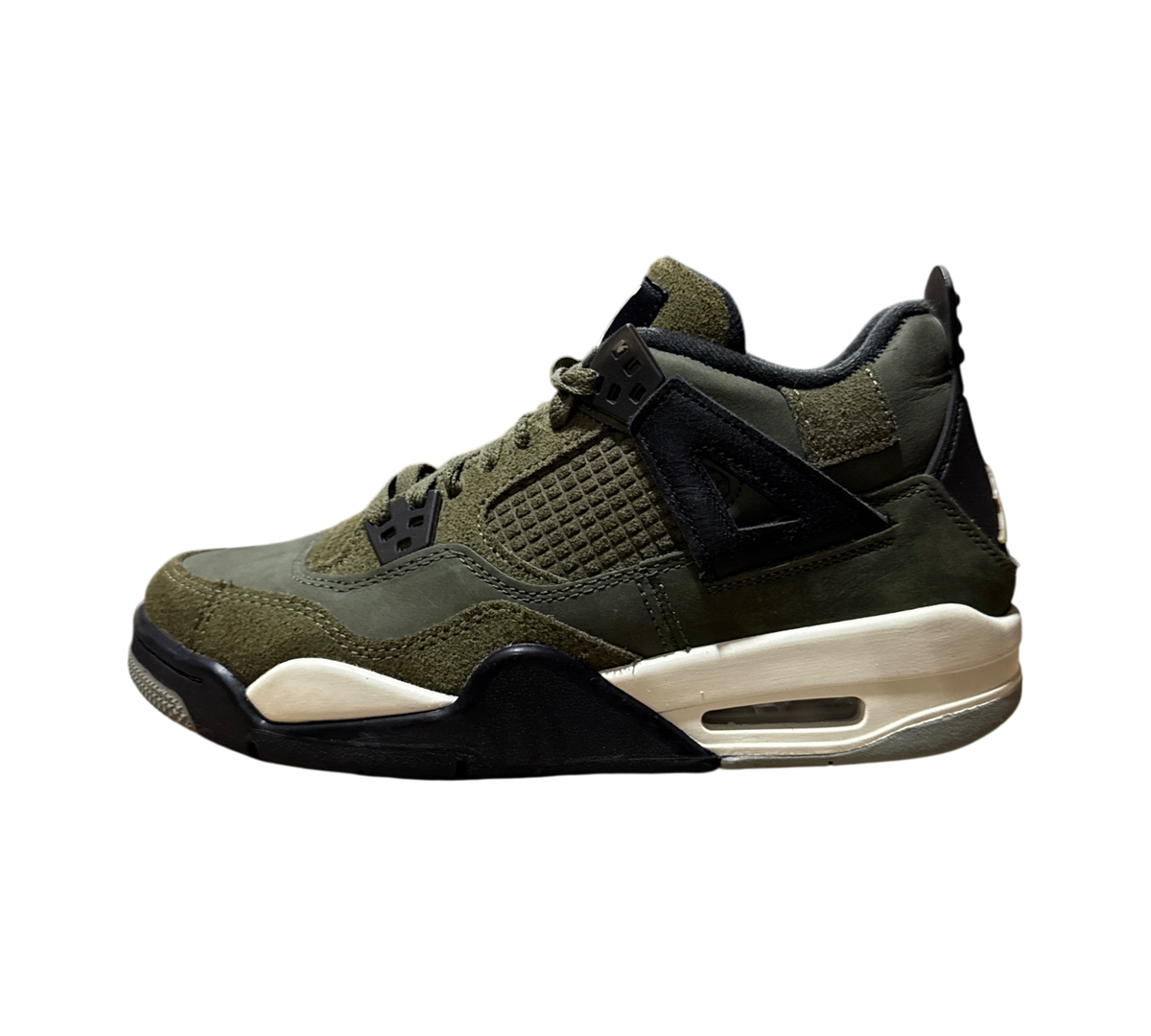 *USED* Jordan 4 GS "Craft Olive" FB9928-200