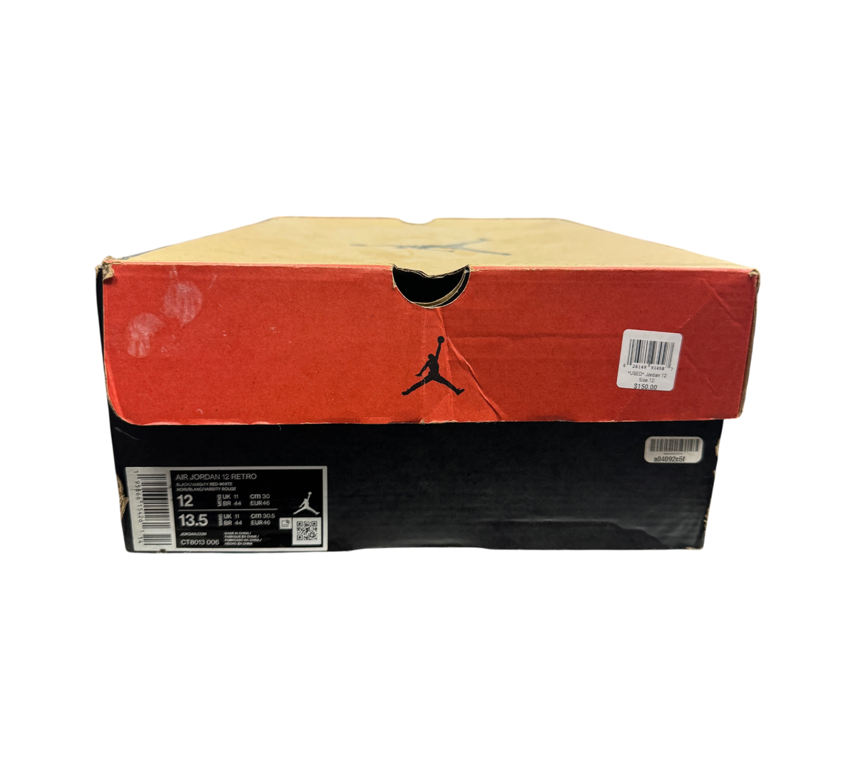 *USED* Jordan 12 "Playoff" CT8013-006