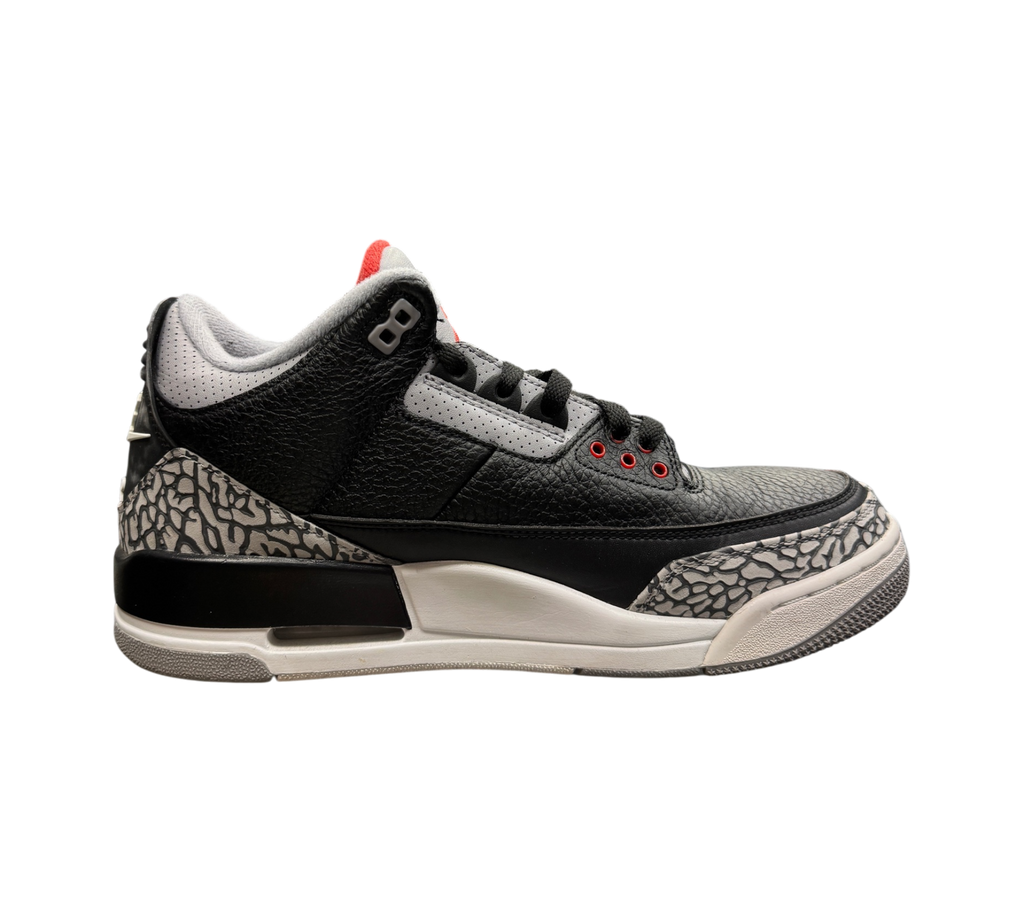 *USED* Jordan 3 "2018 Black Cement" 854262-001