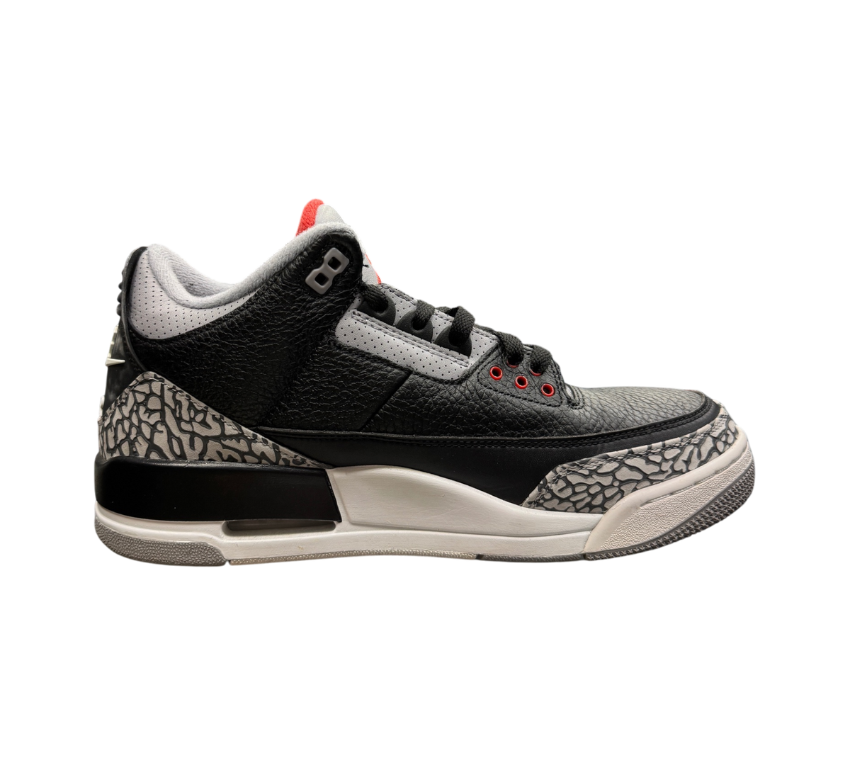 *USED* Jordan 3 "2018 Black Cement" 854262-001