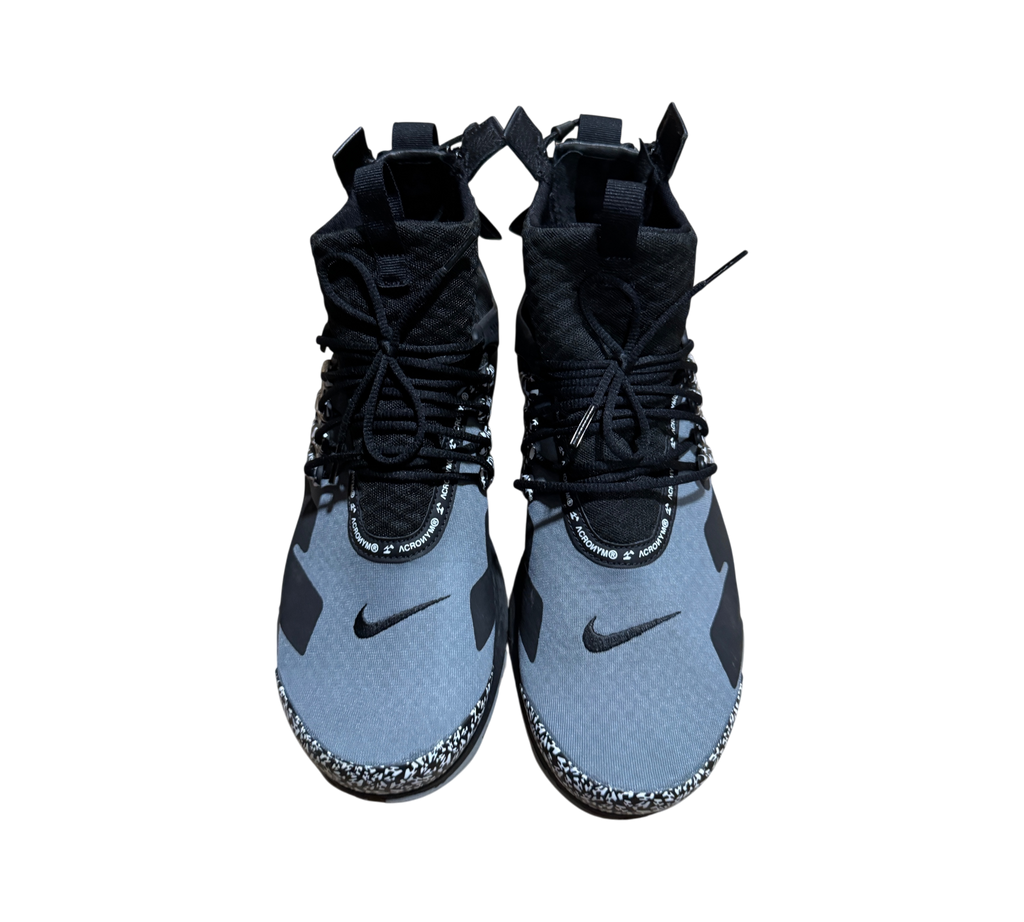*USED* Nike Air Presto Mid Acronym "Cool Grey" AH7832-001