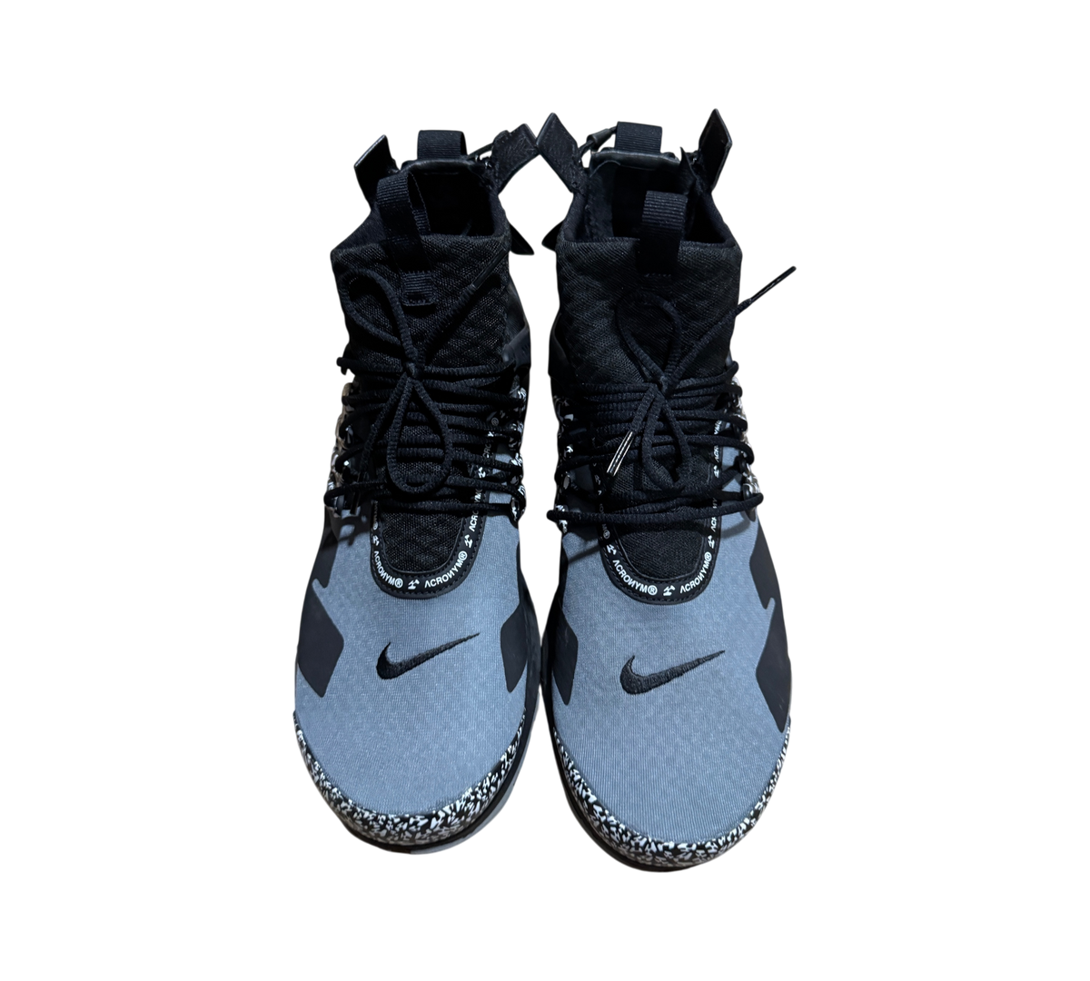 *USED* Nike Air Presto Mid Acronym "Cool Grey" AH7832-001