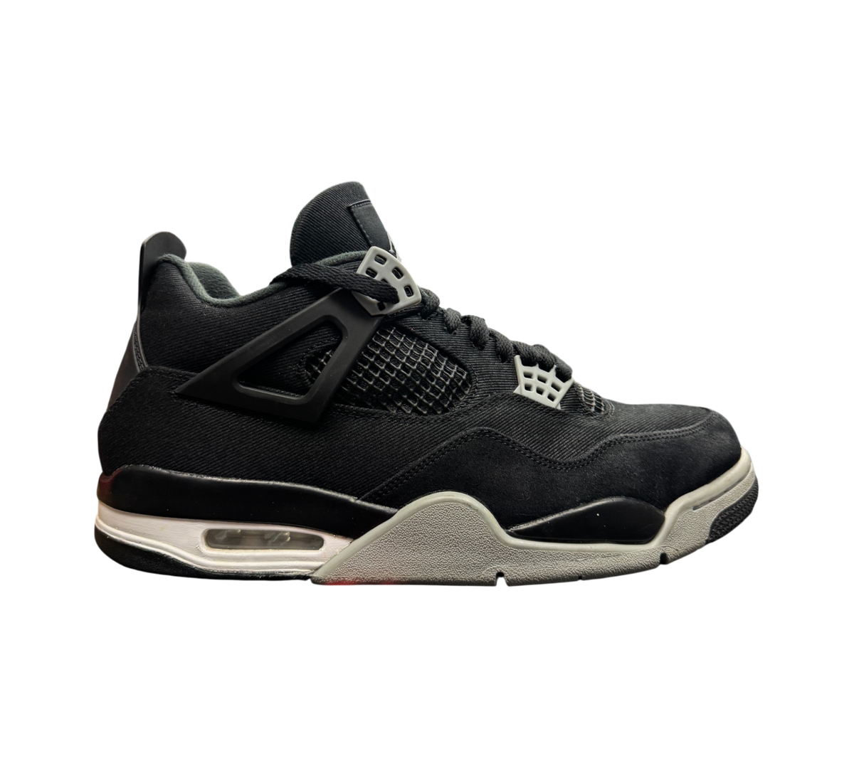 *USED* Jordan 4 "Black Canvas" DH7138-006