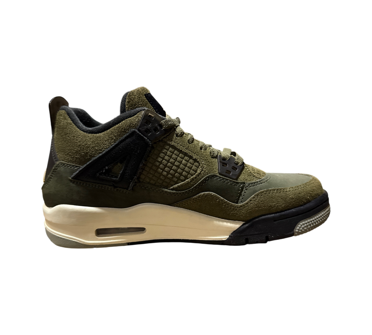*USED* Jordan 4 GS "Craft Olive" FB9928-200
