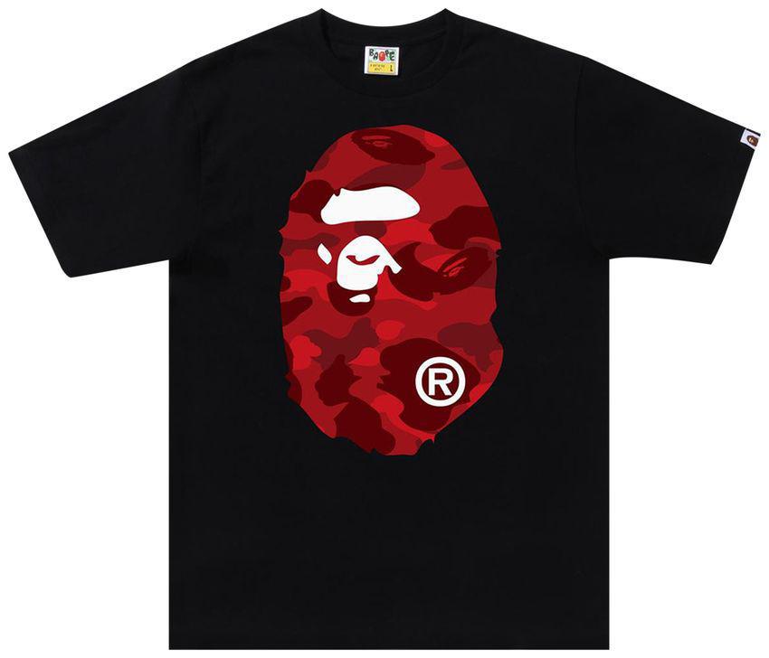 Bape T-Shirt "Color Camo Red"