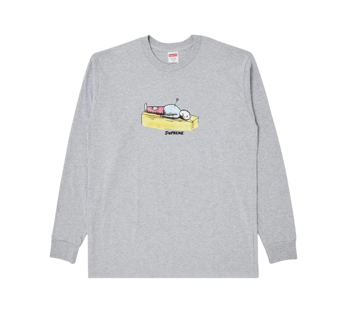 Supreme L/S T-Shirt "Neil Blender Grey"