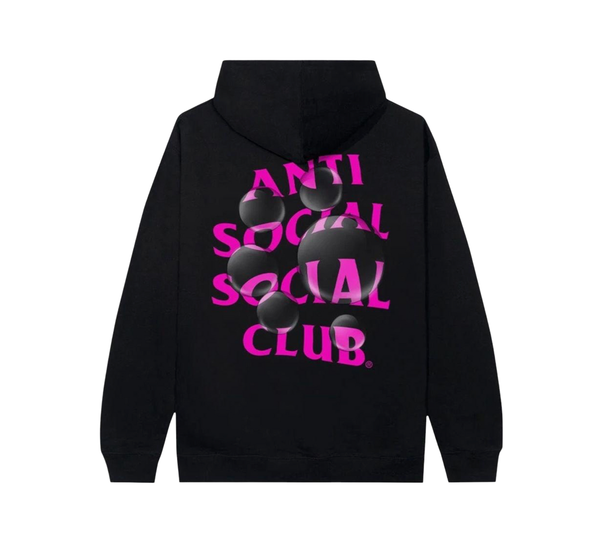 Anti Social Social Club Hoodie "Black Bubblegum"
