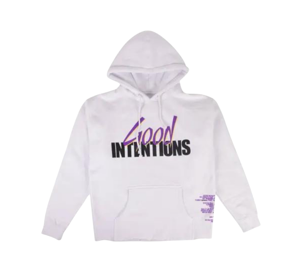 VLONE Hoodie "White Nav Doves Good Intentions"