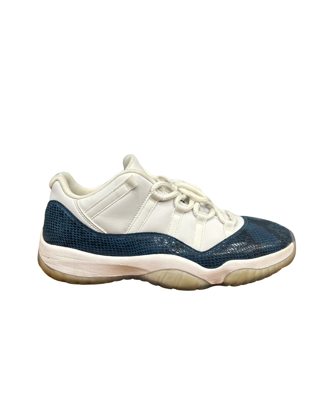 *USED* Jordan 11 Low "Snake Navy" CD6846-102"