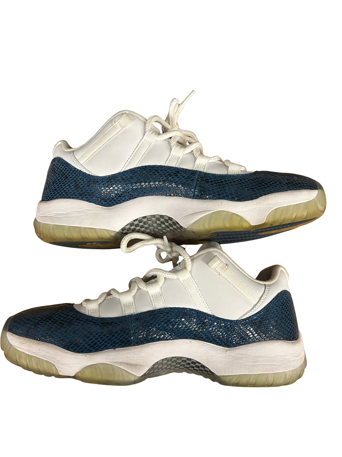 *USED* Jordan 11 Low "Snake Navy" CD6846-102"