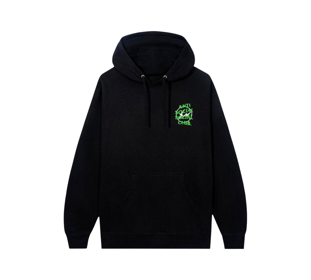 Anti Social Social Club Hoodie "Green Fragment Precious Petals"