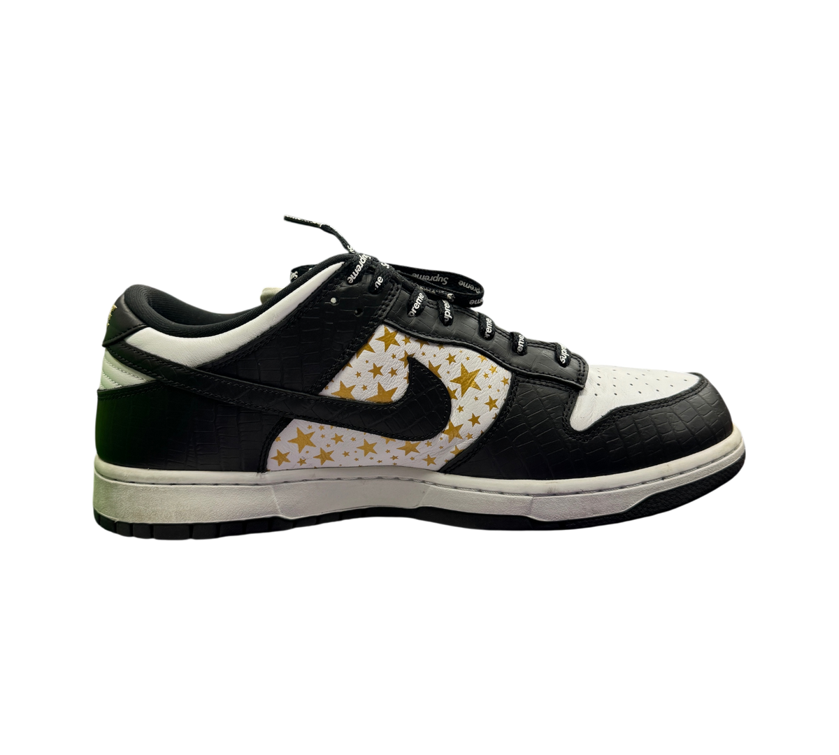 *USED* Nike SB Dunk Low SB Supreme "Black Stars" DH3228-102
