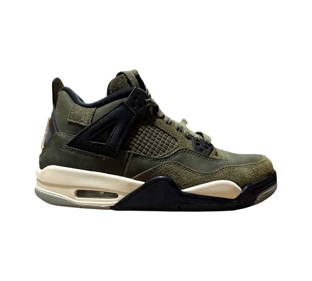 *USED* Jordan 4 GS "Craft Olive" FB9928-200