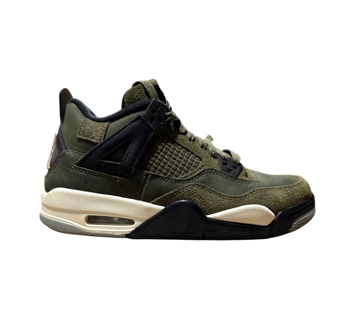 *USED* Jordan 4 GS "Craft Olive" FB9928-200