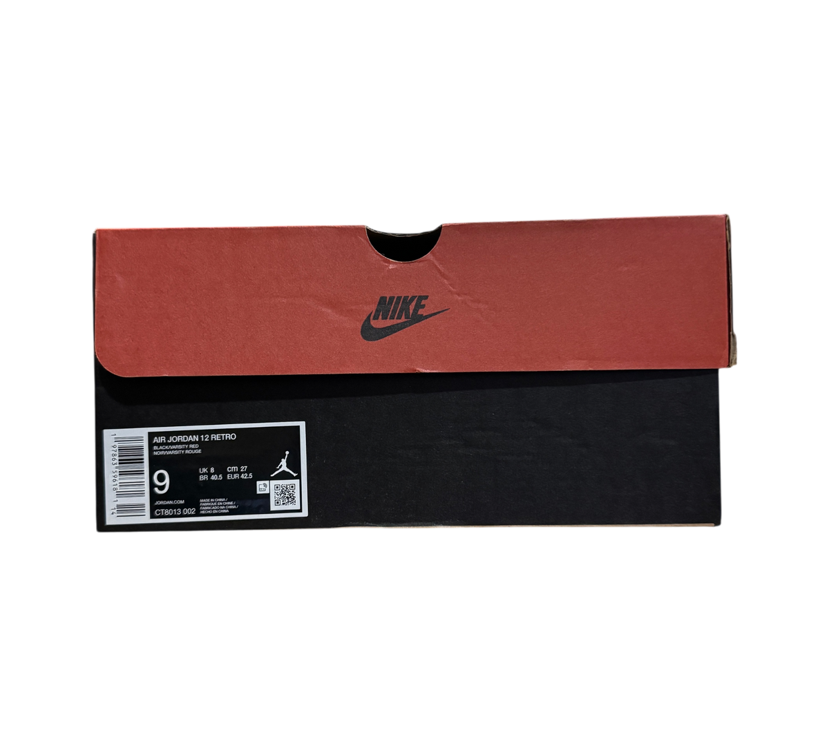 *USED*  Jordan 12 "Flu Game" CT8013-002