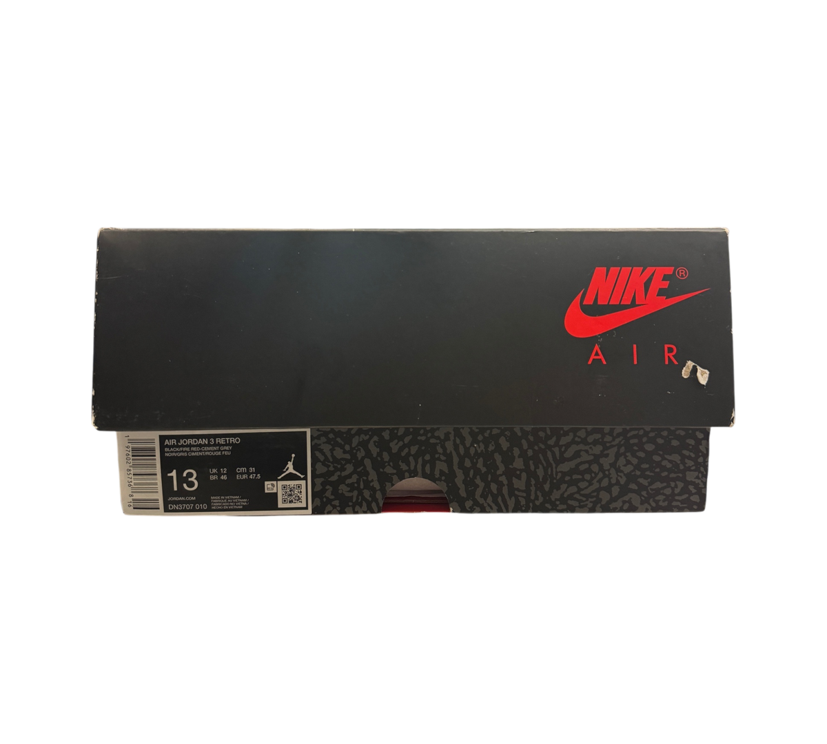 *USED* Jordan 3 "Black Cement" DN3707-010