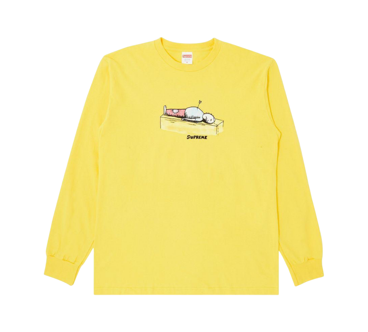 Supreme L/S T-Shirt "Neil Blender Yellow"