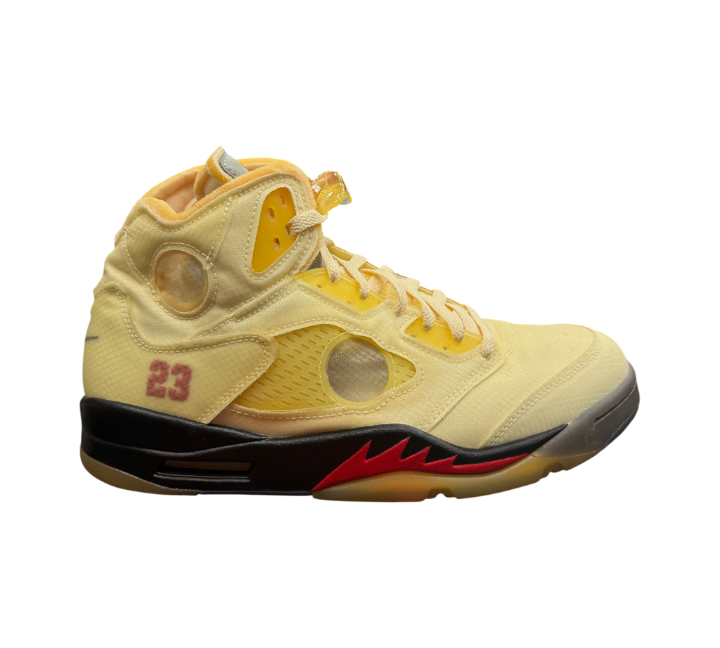 *USED* Off-White Jordan 5 "Sail" DH8565-100