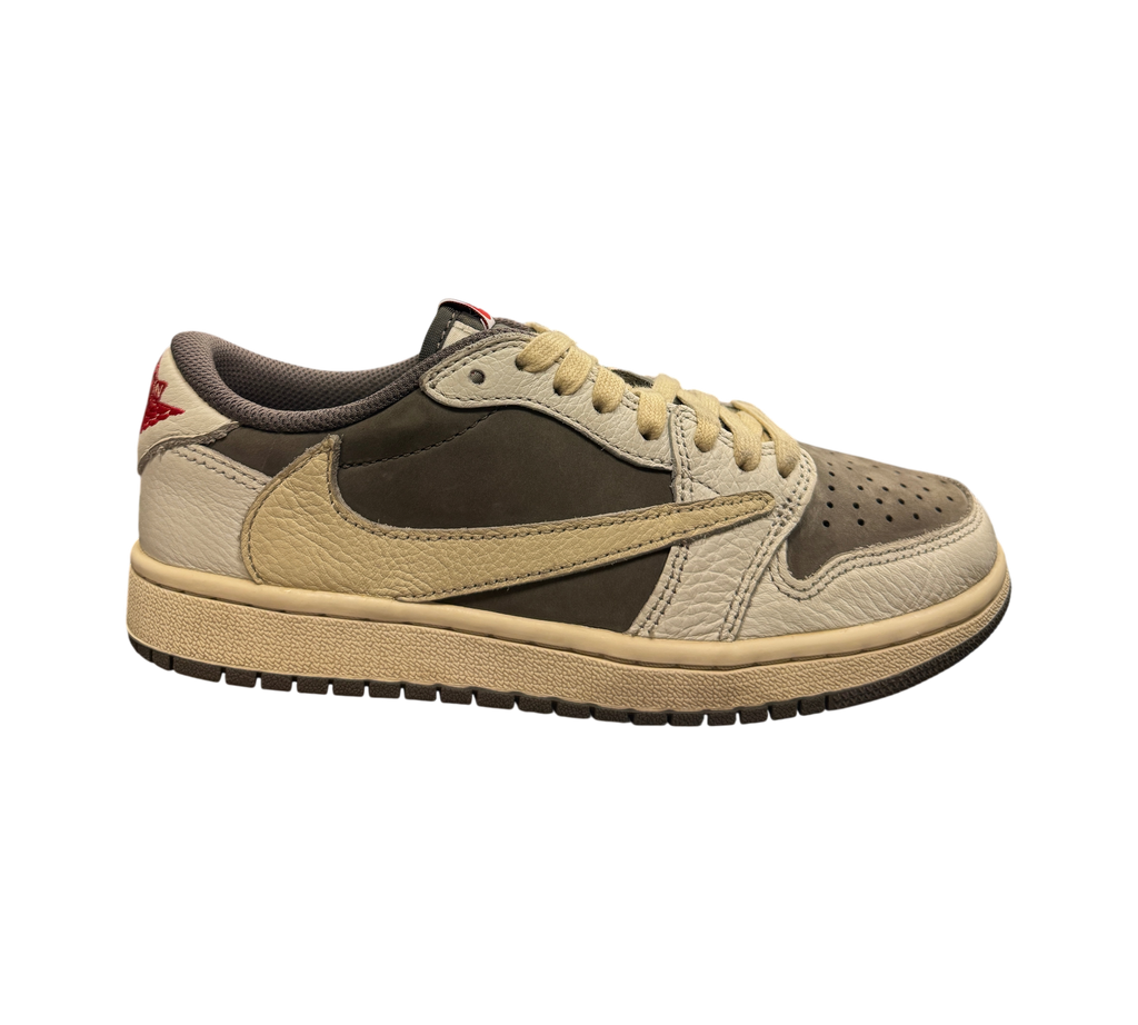 Genesis Boutique pre-owned Jordan 1 Low Travis Scott Reverse Mocha sneakers in brown and off-white leather