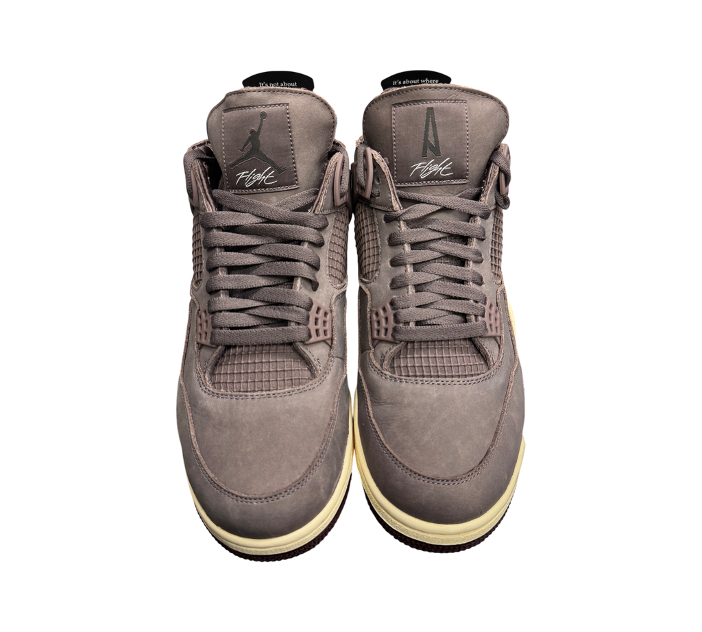 Genesis Boutique pre-owned Jordan 4 A Ma Maniere sneakers in violet ore nubuck with Jumpman and A logo tongue patches.