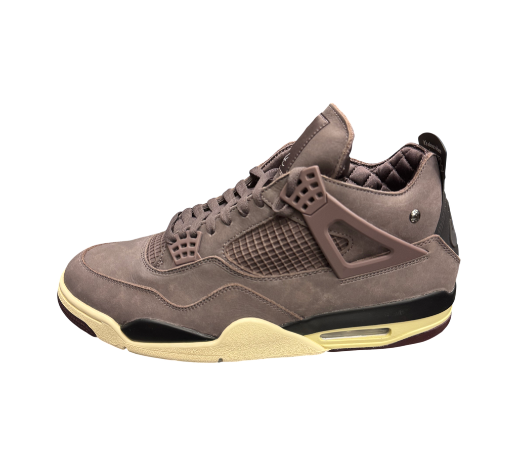 Genesis Boutique Jordan 4 A Ma Maniere sneakers in violet ore with quilted lining and cream midsole.