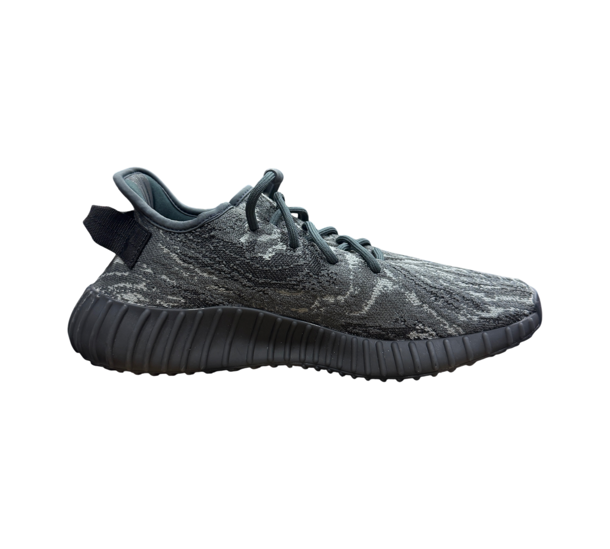Genesis Boutique pre-owned Yeezy 350 V2 MX Dark Salt sneakers with grey and black marbled Primeknit upper
