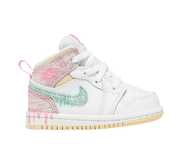 Jordan 1 Mid TD "Paint Drip" DD1668-100
