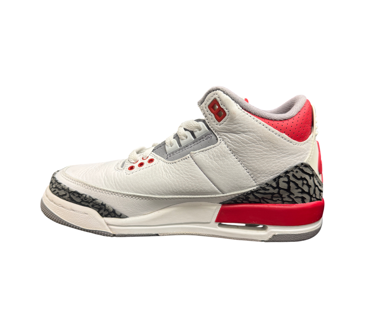 *USED* Jordan 3 GS "Fire Red" DM0967-160