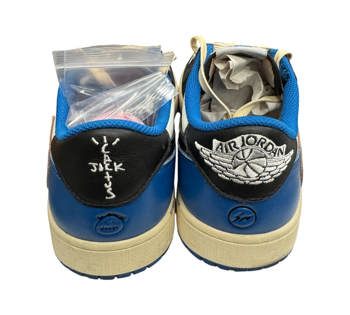 *USED* Jordan 1 Low "Travis Scott Fragment" DM7866-140
